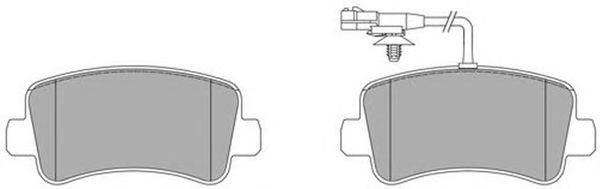 Комплект тормозных колодок, дисковый тормоз FREMAX FBP-1683