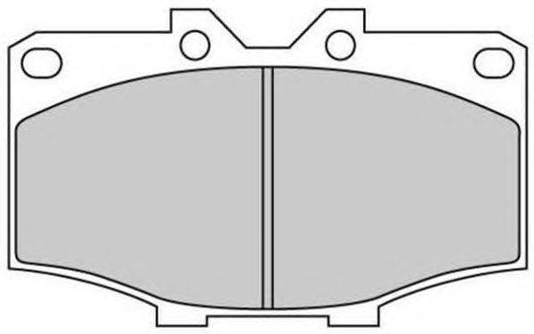 Комплект тормозных колодок, дисковый тормоз FREMAX 21947