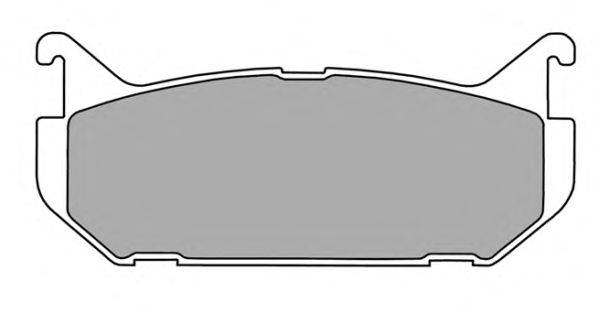 Комплект тормозных колодок, дисковый тормоз FREMAX 21766