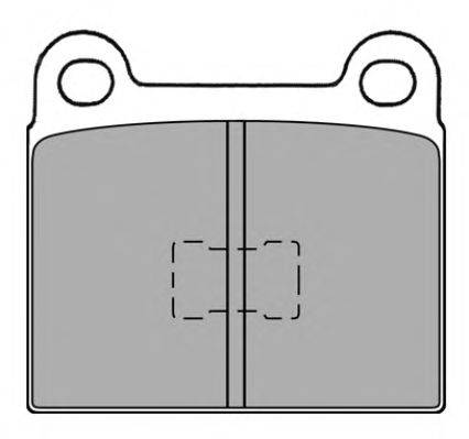 Комплект тормозных колодок, дисковый тормоз FREMAX 20228