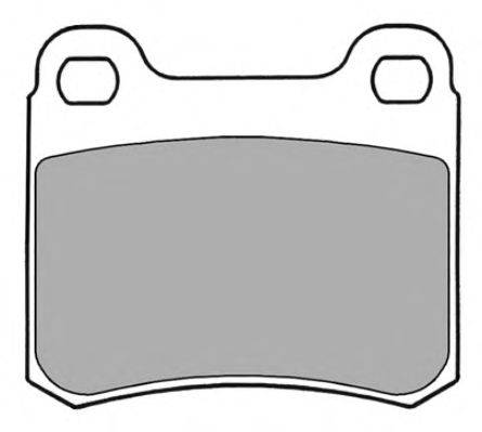 Комплект тормозных колодок, дисковый тормоз FREMAX FBP-0425-01