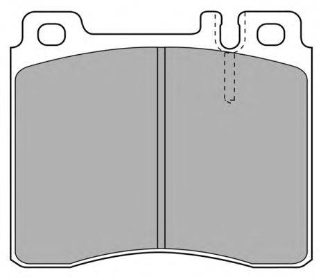 Комплект тормозных колодок, дисковый тормоз FREMAX 21303