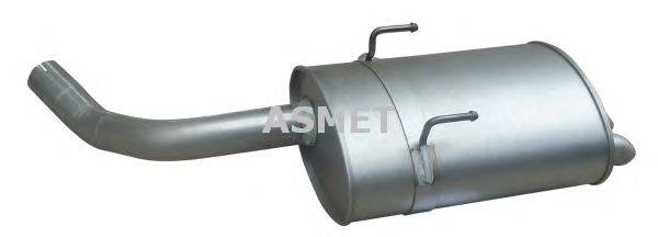 Глушитель выхлопных газов конечный ASMET 30018