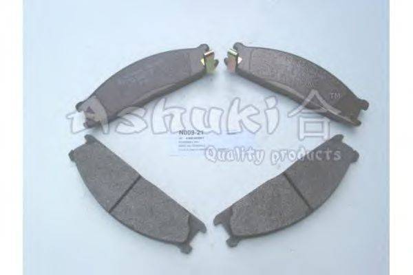 Комплект тормозных колодок, дисковый тормоз ASHUKI N00921