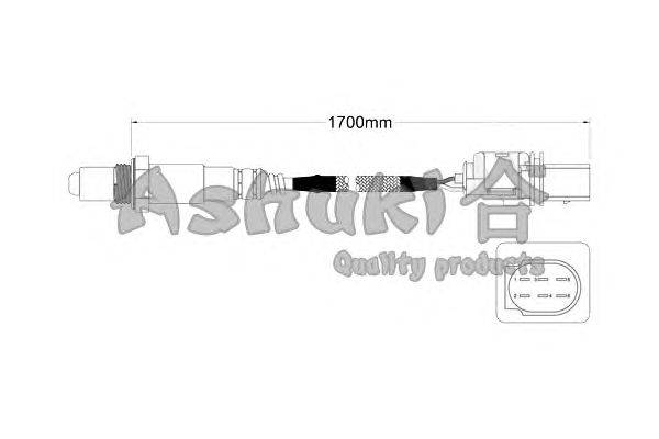 Лямбда-зонд ASHUKI 9200-50056