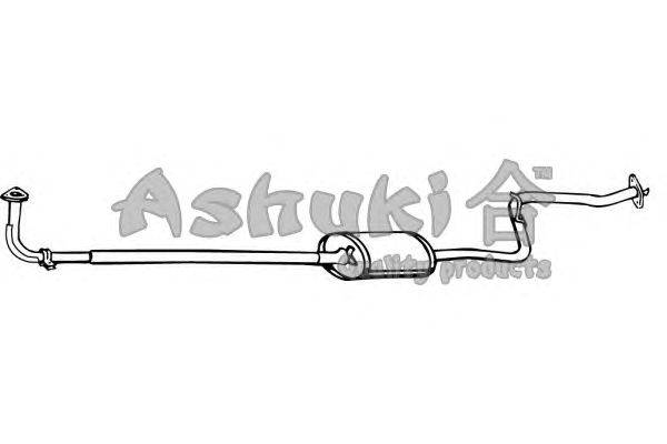 Предглушитель выхлопных газов ASHUKI D20105