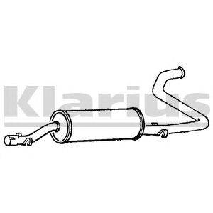 Глушитель выхлопных газов конечный KLARIUS 230432