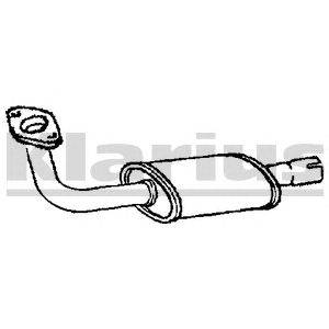 Предглушитель выхлопных газов KLARIUS 220950