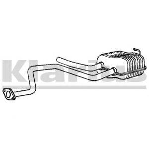 Глушитель выхлопных газов конечный KLARIUS 240839