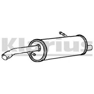 Глушитель выхлопных газов конечный KLARIUS 210947