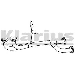 Труба выхлопного газа KLARIUS 301890