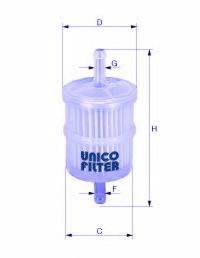 Топливный фильтр UNICO FILTER FI 6123/1