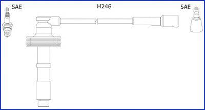 Комплект проводов зажигания HÜCO 134560