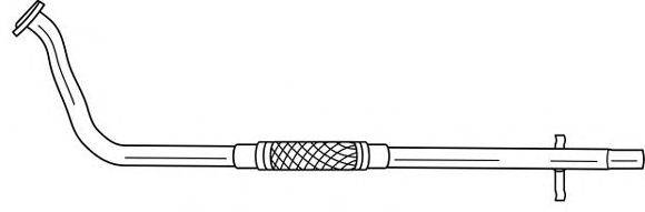 Труба выхлопного газа SIGAM 11122