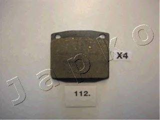 Комплект тормозных колодок, дисковый тормоз ASHIKA PA112AF