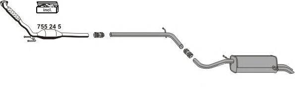 Система выпуска ОГ ERNST 190157