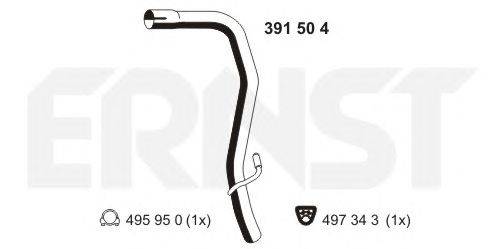 Труба выхлопного газа ERNST 391504