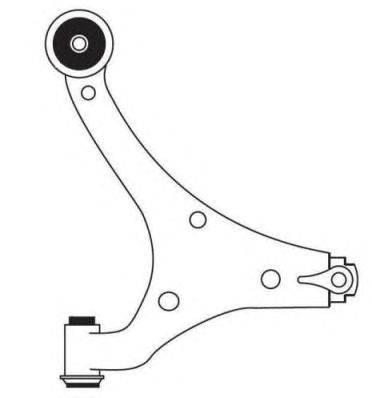 Рычаг независимой подвески колеса, подвеска колеса FRAP 3284