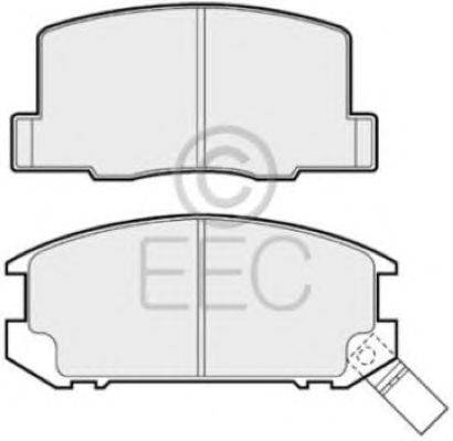 Комплект тормозных колодок, дисковый тормоз EEC BRP0499