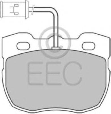 Комплект тормозных колодок, дисковый тормоз EEC BRP0592