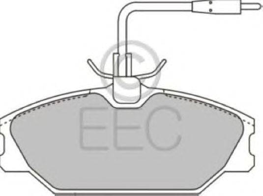 Комплект тормозных колодок, дисковый тормоз EEC BRP0776