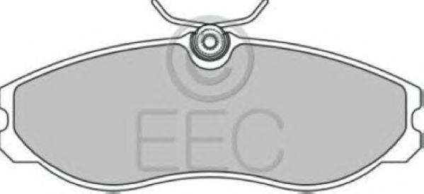 Комплект тормозных колодок, дисковый тормоз EEC BRP0806