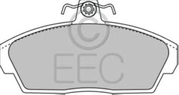 Комплект тормозных колодок, дисковый тормоз EEC BRP1019