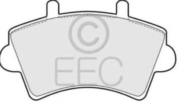 Комплект тормозных колодок, дисковый тормоз EEC BRP1204