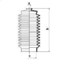 Пыльник, рулевое управление SPIDAN 83751