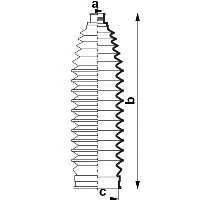 Пыльник, рулевое управление SPIDAN 84055