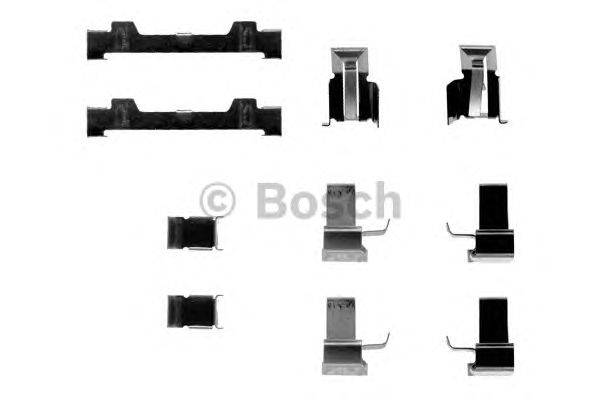 Комплектующие, колодки дискового тормоза BOSCH AP084