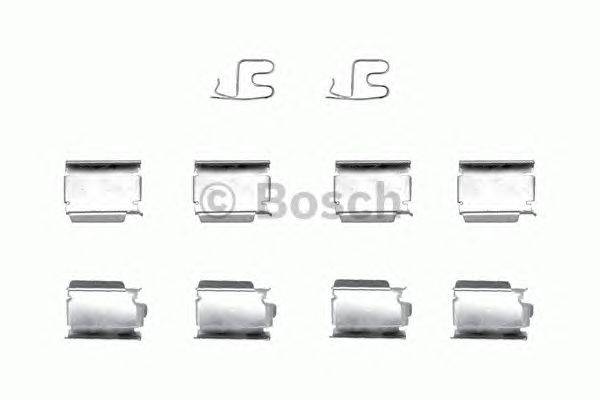 Комплектующие, колодки дискового тормоза BOSCH 1987474382