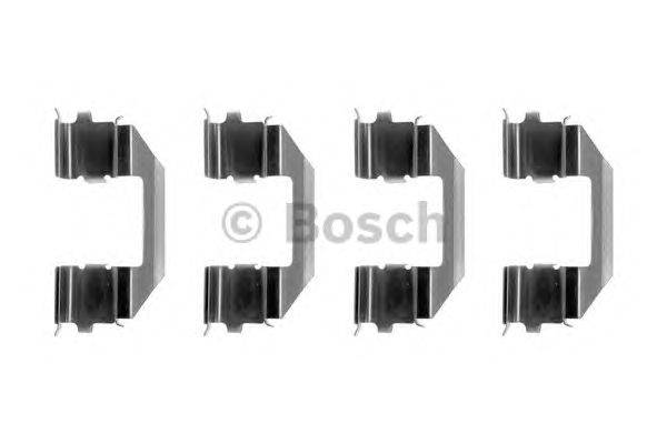 Комплектующие, колодки дискового тормоза BOSCH 1987474385