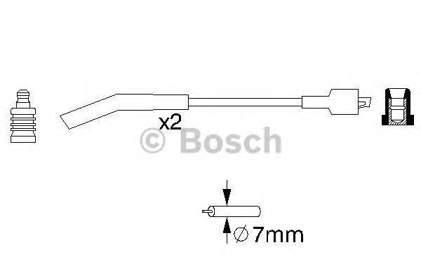 Комплект проводов зажигания BOSCH B085