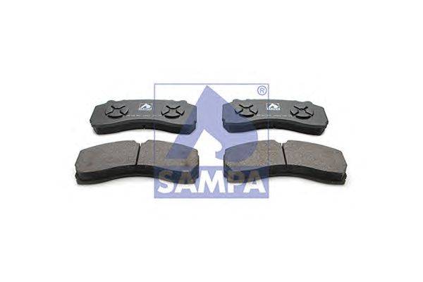 Комплект тормозных колодок, дисковый тормоз SAMPA 29246