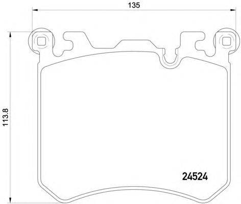 Комплект тормозных колодок, дисковый тормоз HELLA PAGID 8DB 355 020-431