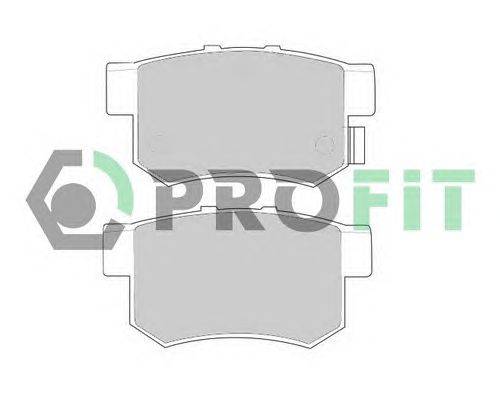 Комплект тормозных колодок, дисковый тормоз PROFIT 50000956