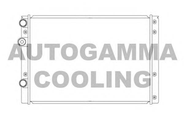 Радиатор, охлаждение двигателя AUTOGAMMA 105200