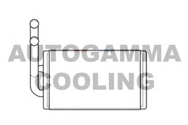 Теплообменник, отопление салона AUTOGAMMA 105925
