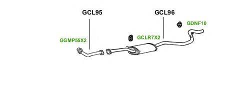 Система выпуска ОГ GT Exhaust 1268