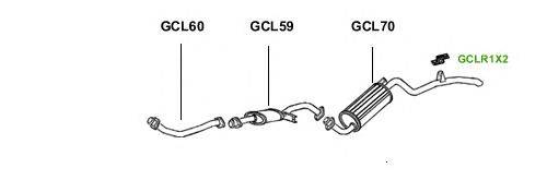 Система выпуска ОГ GT Exhaust 1279