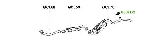 Система выпуска ОГ GT Exhaust 1281