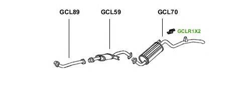 Система выпуска ОГ GT Exhaust 1282