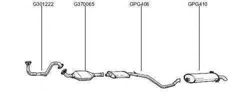 Система выпуска ОГ GT Exhaust 1582