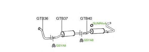 Система выпуска ОГ GT Exhaust 2242