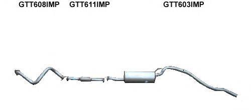 Система выпуска ОГ GT Exhaust 3164