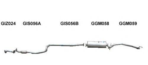 Система выпуска ОГ GT Exhaust 4005
