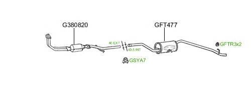 Система выпуска ОГ GT Exhaust 461