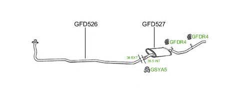 Система выпуска ОГ GT Exhaust 579