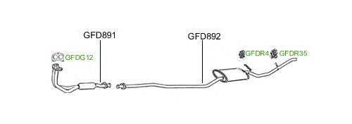 Система выпуска ОГ GT Exhaust 606